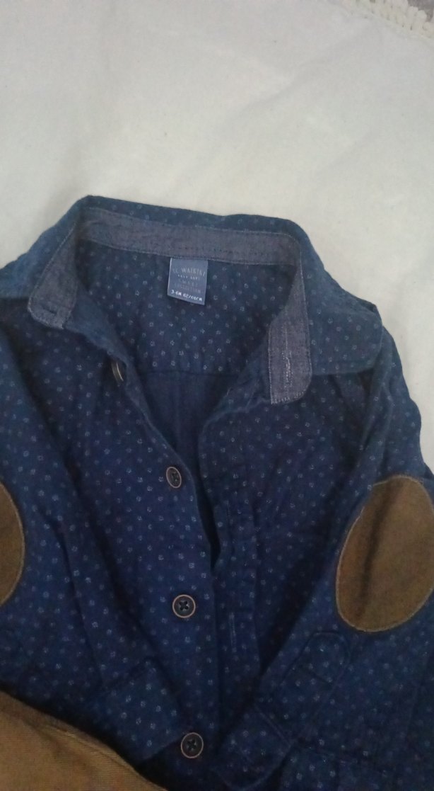 Kahverengi Kotlu Erkek Bebek Takım - Görsel 2