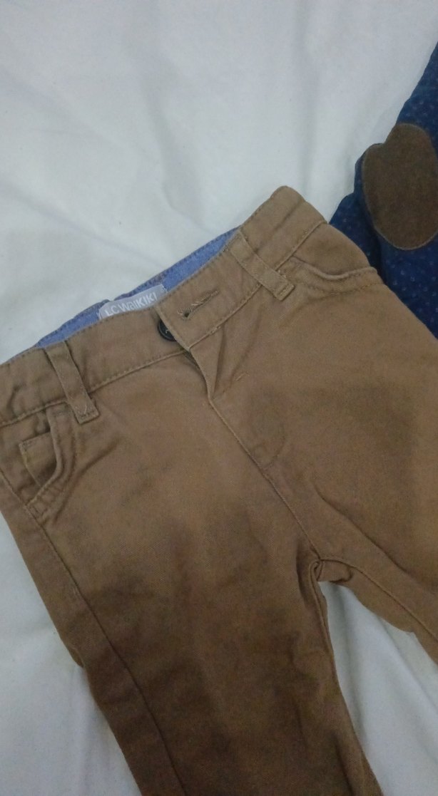 Kahverengi Kotlu Erkek Bebek Takım - Görsel 3