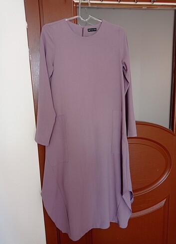 Mor uzun tunik