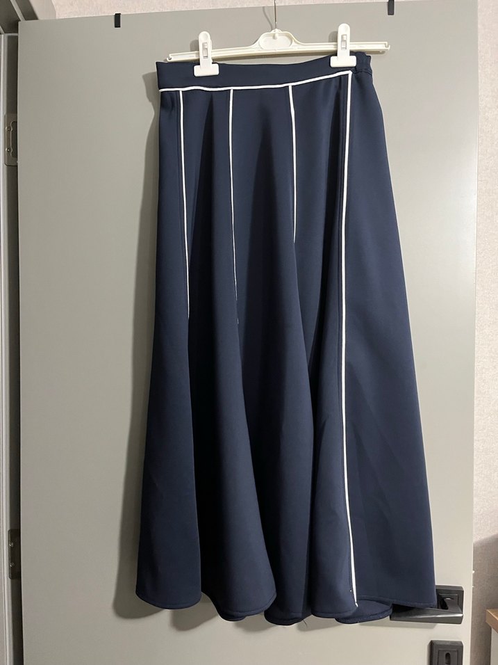 Lacivert Kadın Etekli Takım - Görsel 2