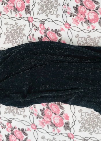 Piliseli Siyah Uzun Kadın Etek - Görsel 4