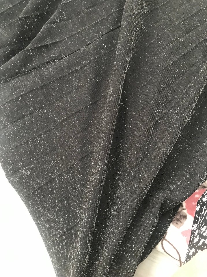 Piliseli Siyah Uzun Kadın Etek - Görsel 2