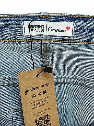 28 Beden mavi Renk Koton Jean / Kot %70 İndirimli.