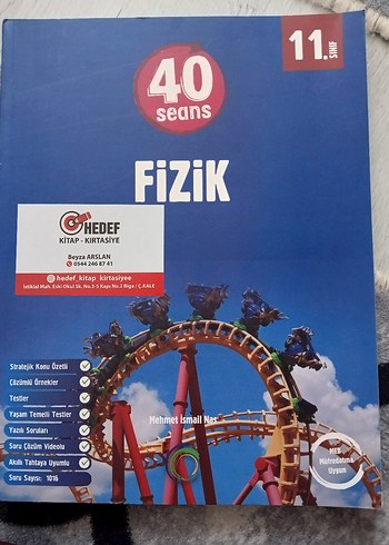 40 Seans 11. Sınıf Fizik Test Kitabı