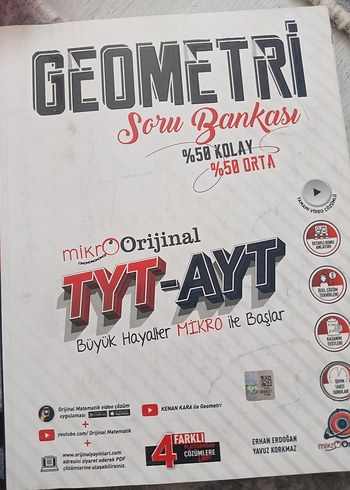 Geometri Soru Bankası TYT-AYT MikrO Orijinal