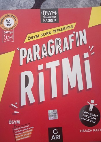 Paragrafın Ritmi - ÖSYM Soru Tipleriyle Hazırlık Kitabı