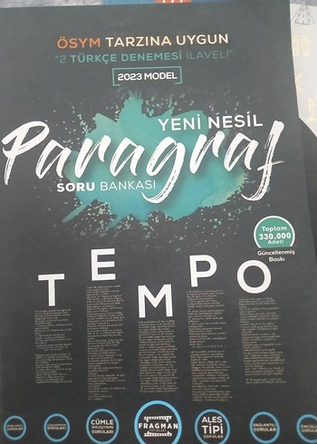 Tempo Yeni Nesil Paragraf Soru Bankası 2023 Model