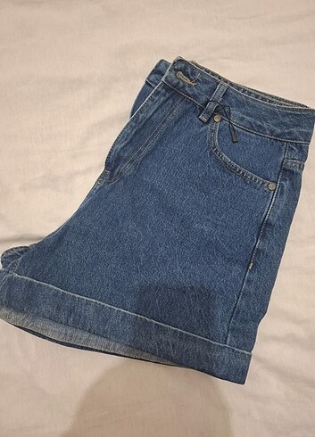 Mom denim şort