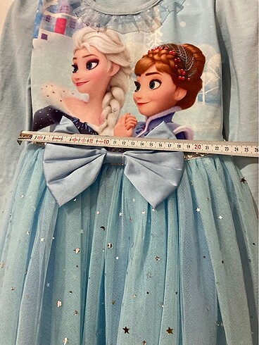 4 Yaş Beden Elsa elbise