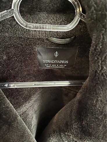 Stradivarius Stradıvarıus suni kürklü biker ceket