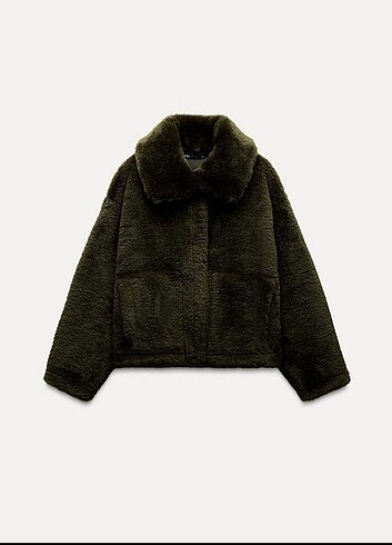 Zara ZARA SUNİ KÜRK KABAN