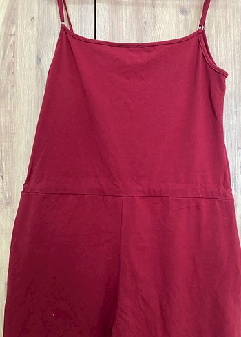 Bordo Salaş Hamile Tulum - Görsel 2