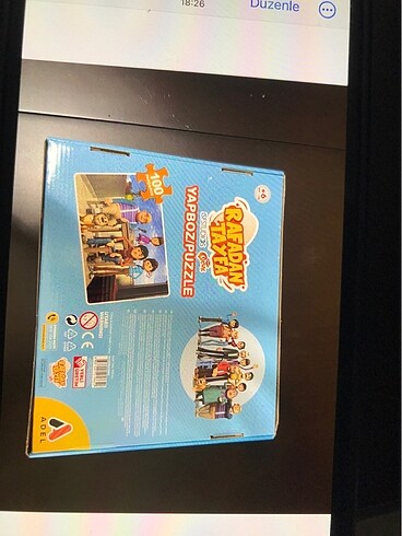 Diğer Rafadan tayfa 2 kutu puzzle