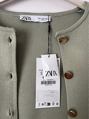 s Beden yeşil Renk Zara triko hırka