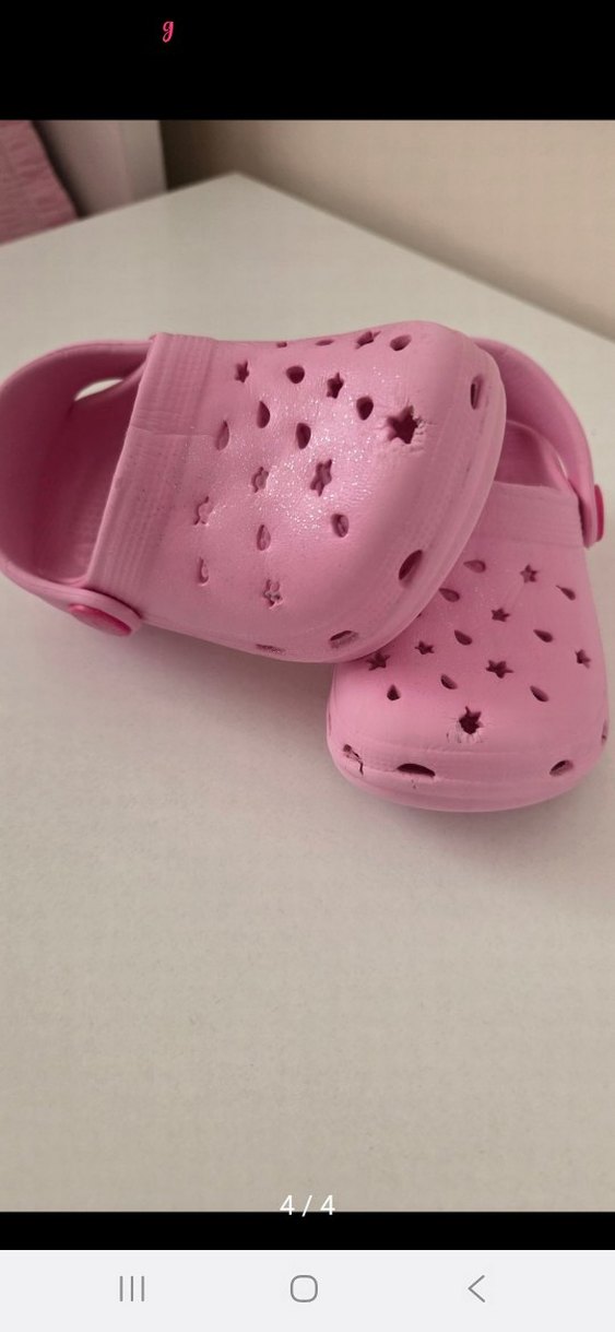 Kız Çocuk Pembe Delikli Terlik - Görsel 4