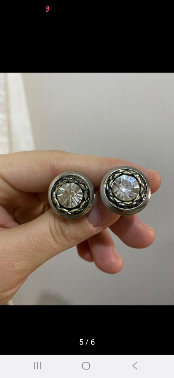 DS Damat Gri Taşlı Erkek Kol Düğmesi - Görsel 5