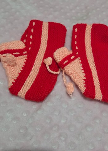 Renkli Örgü Ev Terlikleri - Görsel 7