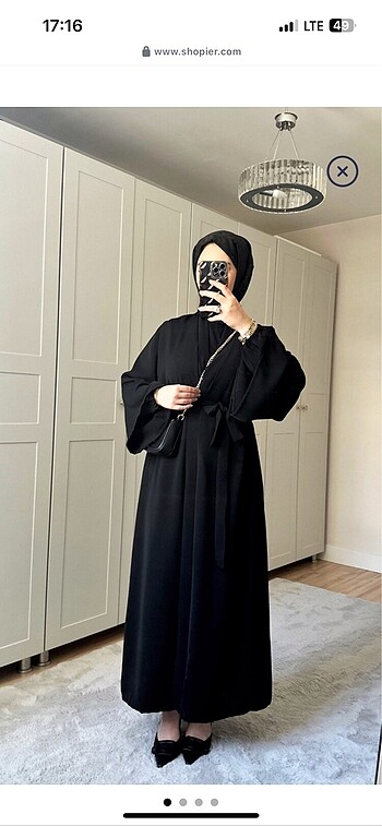 çıtçıtlı ferace abaya