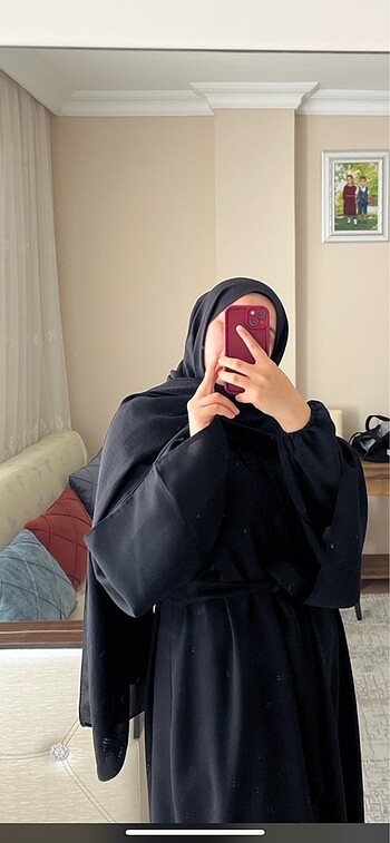diğer Beden çıtçıtlı ferace abaya