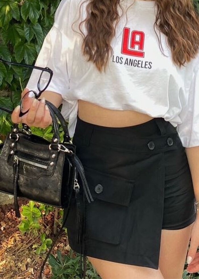 bershka şort etek - Görsel 5