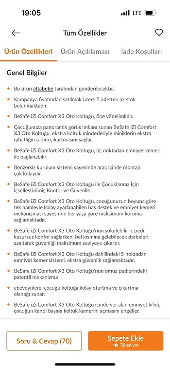 besafe oto koltuğu - Görsel 10