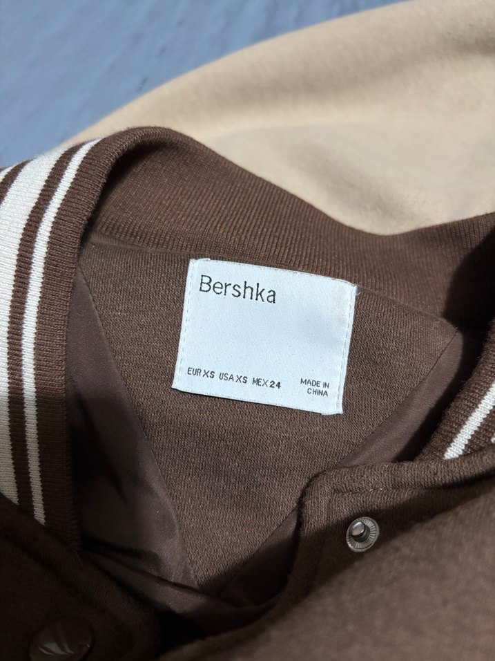 Kahverengi Kadın Bomber Ceket - Görsel 5