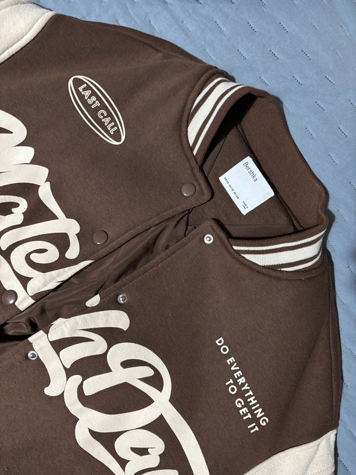 Kahverengi Kadın Bomber Ceket - Görsel 3