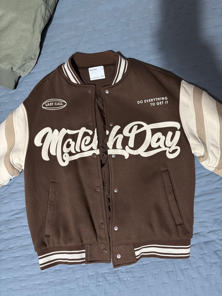 Kahverengi Kadın Bomber Ceket - Görsel 2