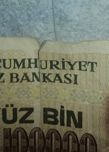 Eski 100 Bin Türk Lirası Banknot - Görsel 4