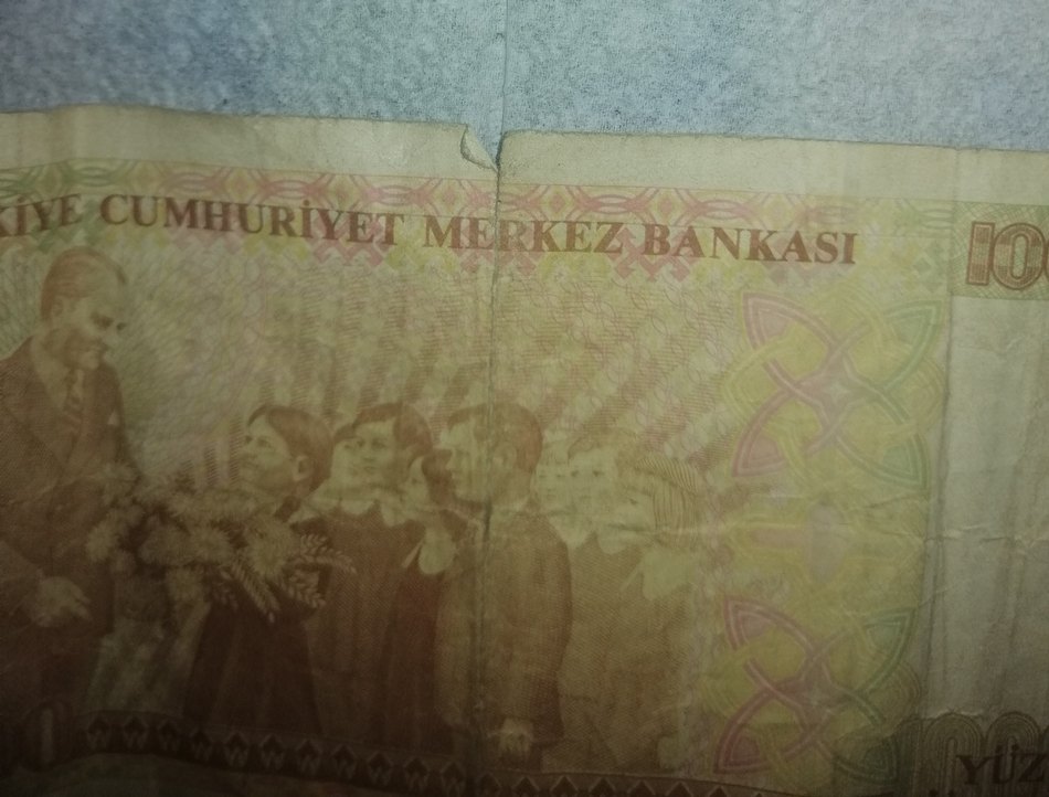 Eski 100 Bin Türk Lirası Banknot - Görsel 3