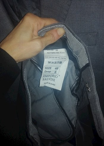 Gri Erkek Ofis Takım Elbise Ceketi - Görsel 4