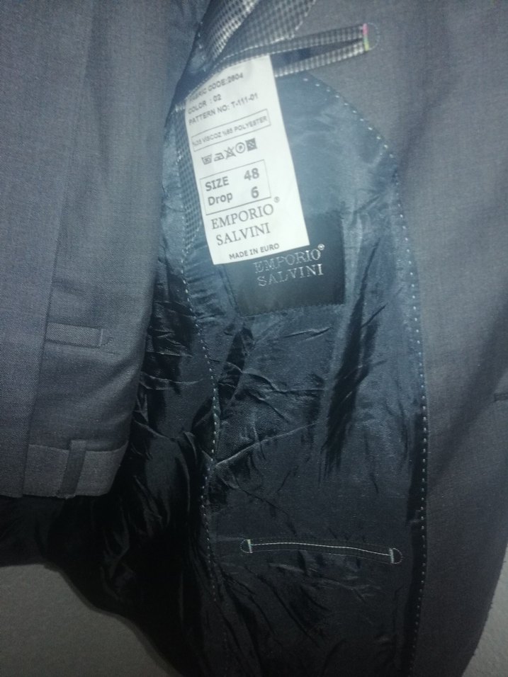 Gri Erkek Ofis Takım Elbise Ceketi - Görsel 2