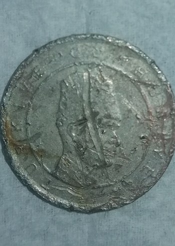 Gri Vintage 100 Bin Lira Rozet - Görsel 2