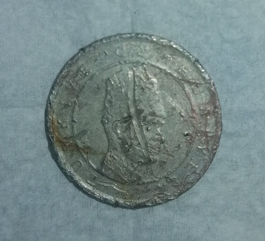 Gri Vintage 100 Bin Lira Rozet - Görsel 2