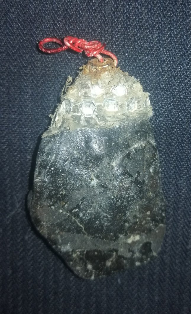 Uzun Siyah Boncuklu Rock Punk Kolye - Görsel 2