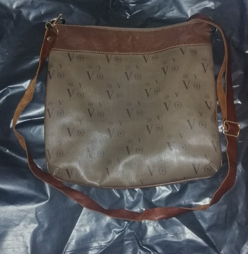 Kahverengi Deri Kadın Omuz Çantası - Görsel 2