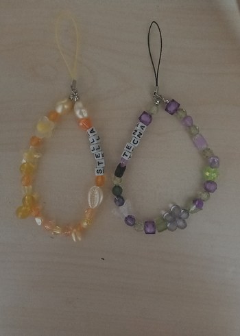  Beden Renkli Boncuklu winx tecna ve stella yazılı charm takı