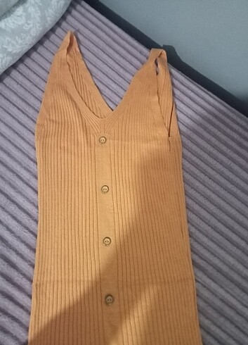 Turuncu yazlık elbise 