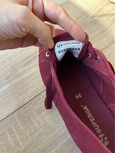 39 Beden bordo Renk Superga kalin taban