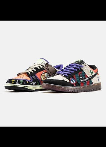 39 Beden çeşitli Renk Nike Dunk Low Halloween Custom 36/40 Arası Stokta 