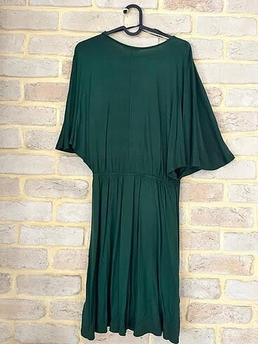 m Beden H&M yazlık yeşil elbise