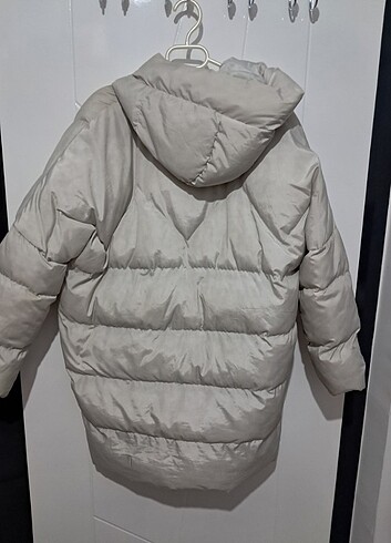 Diğer BEYAZ OVERSİZE ŞİŞME MONT