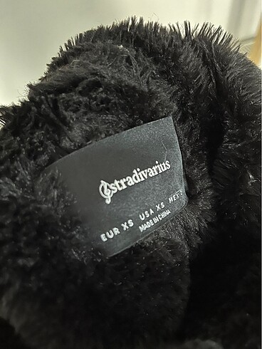 xs Beden Stradivarius İçi Suni Kürklü Suni Deri Biker Ceket