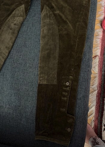 Orjinal talih lauren fitilli kadıfe binici pantalon - Görsel 3