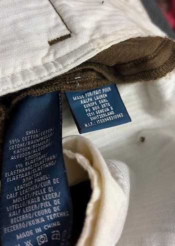 Orjinal talih lauren fitilli kadıfe binici pantalon - Görsel 5