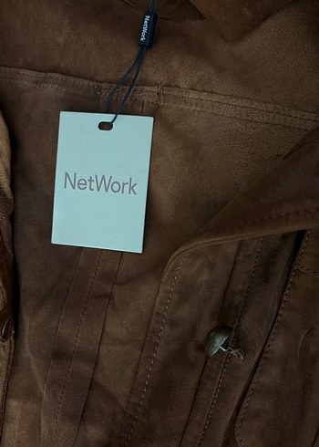 Düğmeli Kahverengi Süet Kadın Tulum NEtwork - Görsel 2