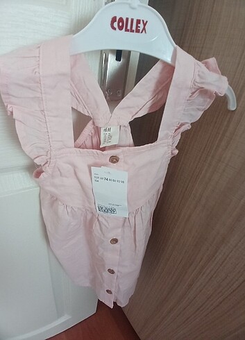 H&M 6-9 ay bebek elbisesi
