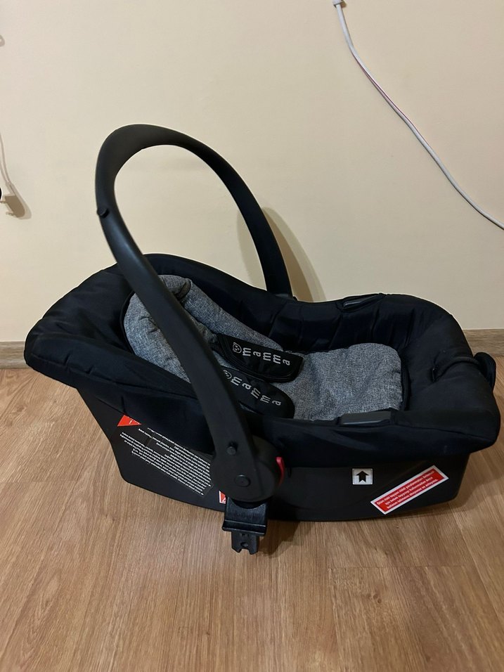 Gri Bebek Arabası Katlanabilir ve Ayarlanabilir - Görsel 3