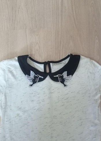 Kız Çocuk Siyah Beyaz Gösterişli Elbise - Görsel 3