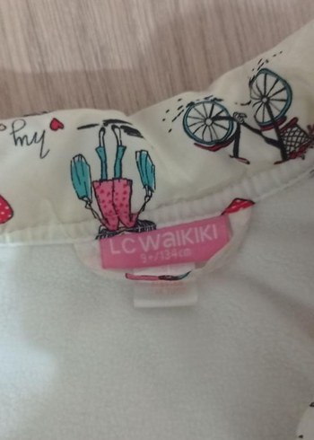 Beyaz Desenli Kız Çocuk Şişme Yelek - Görsel 3